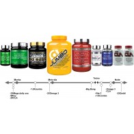 Pak aumento de massa muscular NutriTop Endomorfo mesomorfo dos 20 aos 40